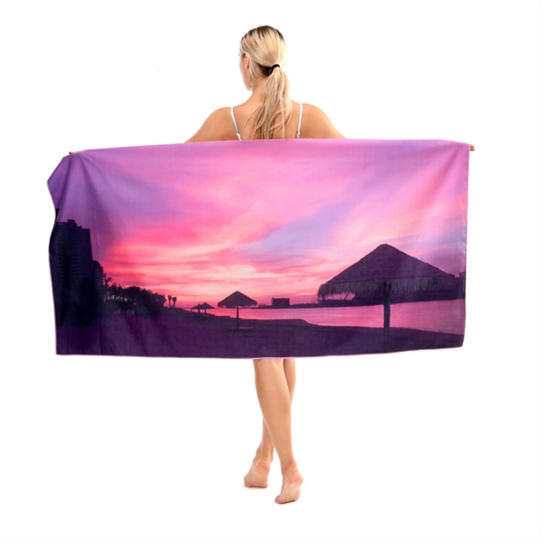 Full Color Beach Towel - Full Color Beach Towel - Image 3 of 5