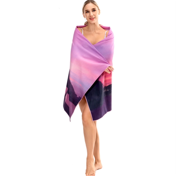Full Color Beach Towel - Full Color Beach Towel - Image 4 of 5