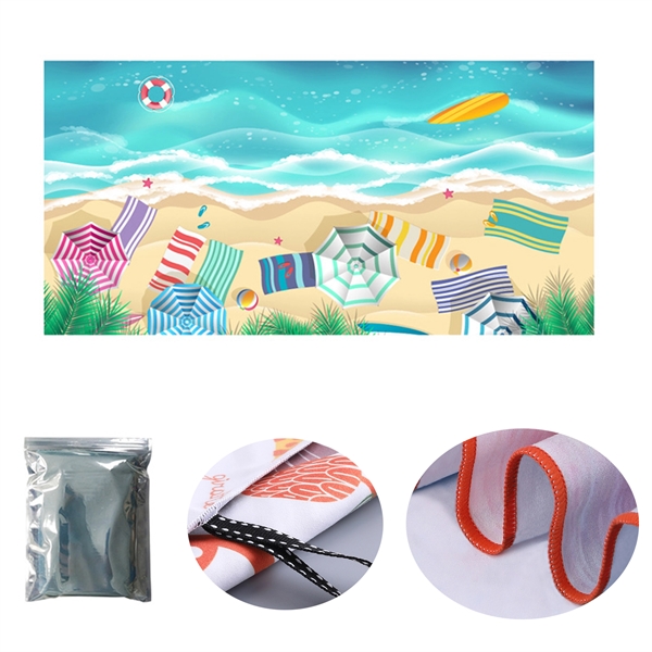 Full Color Beach Towel - Full Color Beach Towel - Image 5 of 5
