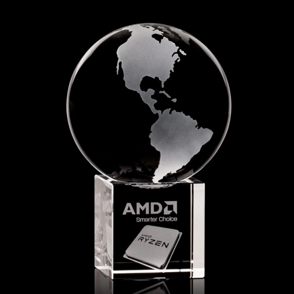 Globe on Cube 3D Award