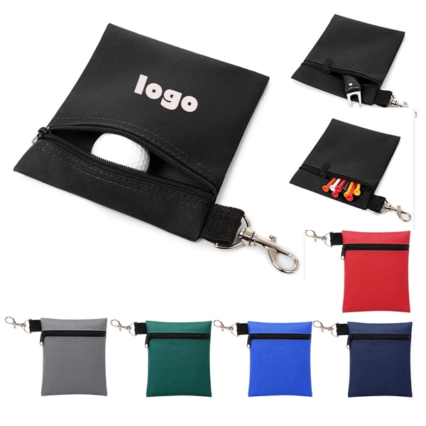 Zipper Golf Tee/Ball Pouch Bag - Zipper Golf Tee/Ball Pouch Bag - Image 0 of 9