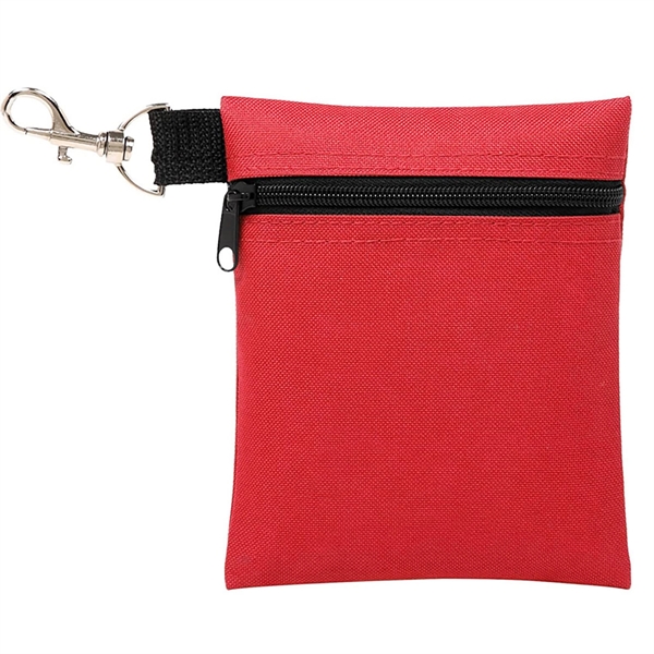Zipper Golf Tee/Ball Pouch Bag - Zipper Golf Tee/Ball Pouch Bag - Image 6 of 9