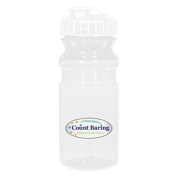20 Oz. Poly-Clear™ Fitness Bottle With Super Sipper Lid - 20 Oz. Poly-Clear™ Fitness Bottle With Super Sipper Lid - Image 13 of 15