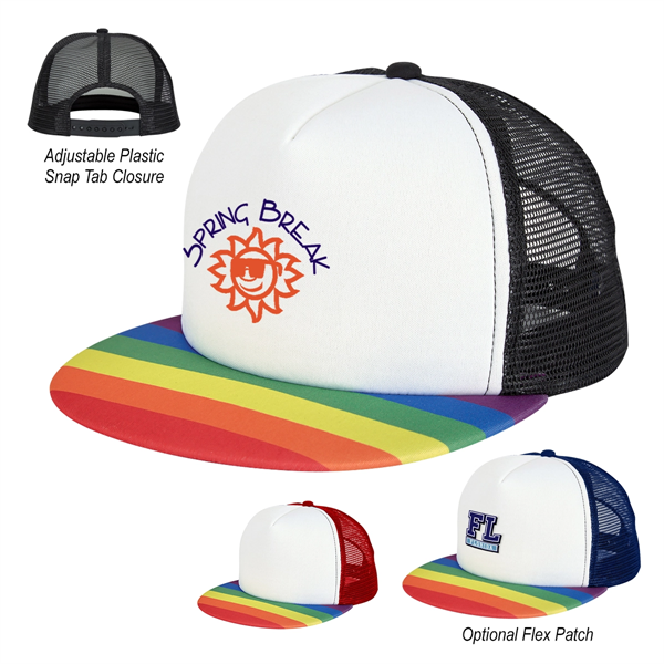 Rainbow Trucker Cap - Rainbow Trucker Cap - Image 0 of 11