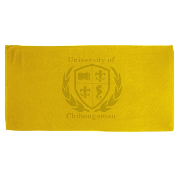 35" X 60" Velour Beach Towel - 35" X 60" Velour Beach Towel - Image 6 of 12