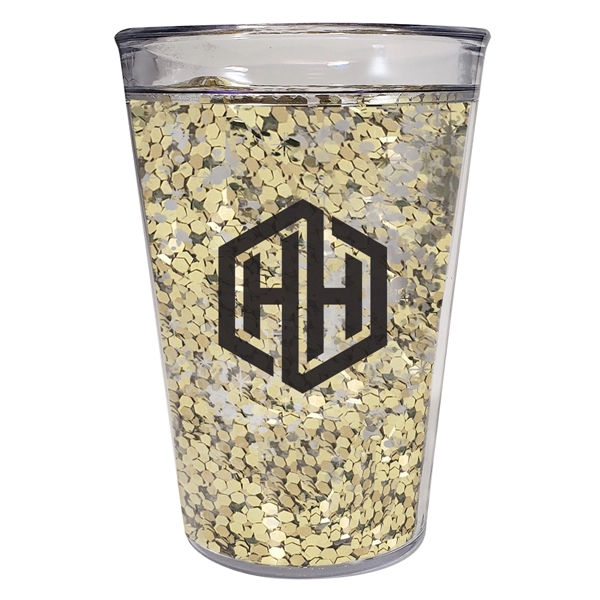 15 Oz. Shimmer Glitter Tumbler - 15 Oz. Shimmer Glitter Tumbler - Image 2 of 8