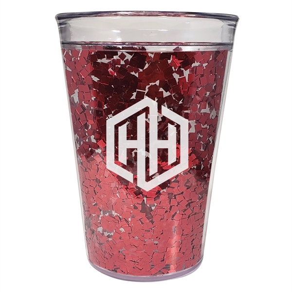 15 Oz. Shimmer Glitter Tumbler - 15 Oz. Shimmer Glitter Tumbler - Image 4 of 8