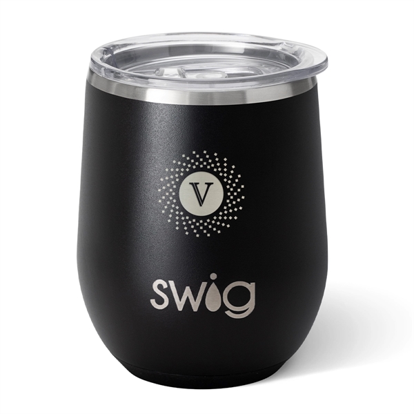 12 Oz. Swig Life™ Stainless Steel Stemless Wine Tumbler - 12 Oz. Swig Life™ Stainless Steel Stemless Wine Tumbler - Image 1 of 12