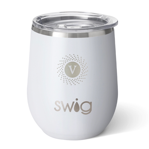 12 Oz. Swig Life™ Stainless Steel Stemless Wine Tumbler - 12 Oz. Swig Life™ Stainless Steel Stemless Wine Tumbler - Image 3 of 12