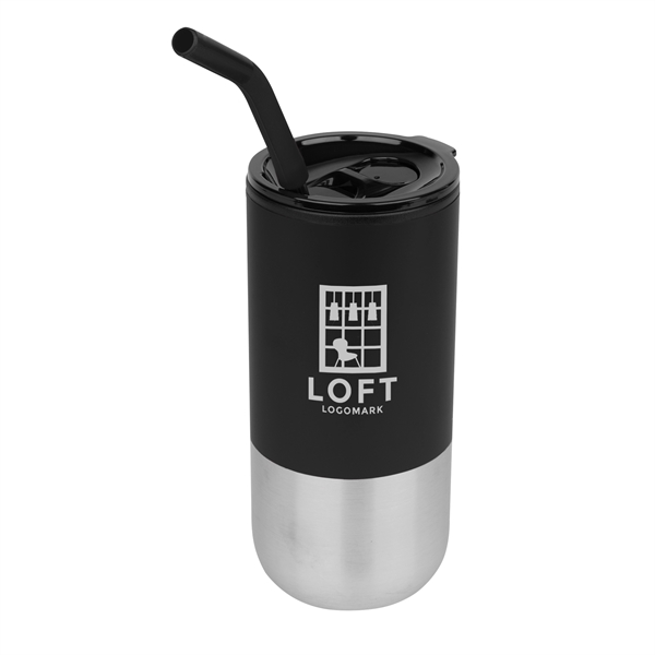 18 Oz. London Stainless Steel Tumbler - 18 Oz. London Stainless Steel Tumbler - Image 1 of 12