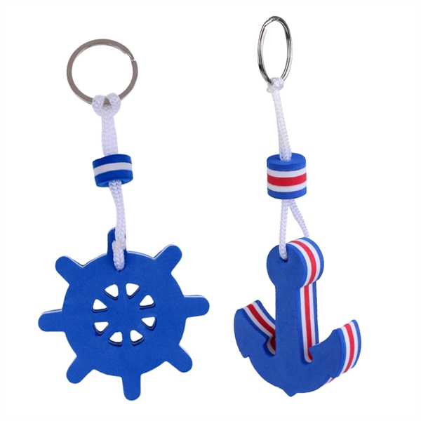 Anchor Rudder Foam Floating Key Chain - Anchor Rudder Foam Floating Key Chain - Image 3 of 3