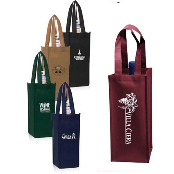 Non-Woven Vineyard One Bottle Wine Bags - Non-Woven Vineyard One Bottle Wine Bags - Image 0 of 0