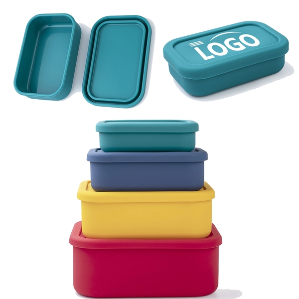23.3oz soft silicone fresh-keeping lunch box - 23.3oz soft silicone fresh-keeping lunch box - Image 0 of 1