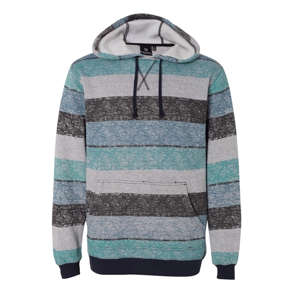 Burnside Printed Stripes Fleece Sweatshirt - Burnside Printed Stripes Fleece Sweatshirt - Image 4 of 11