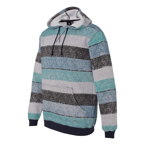 Burnside Printed Stripes Fleece Sweatshirt - Burnside Printed Stripes Fleece Sweatshirt - Image 5 of 11