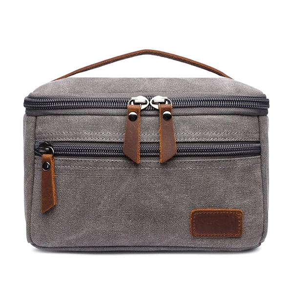 Canvas Toiletry Bag - Canvas Toiletry Bag - Image 0 of 4