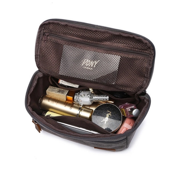 Canvas Toiletry Bag - Canvas Toiletry Bag - Image 1 of 4