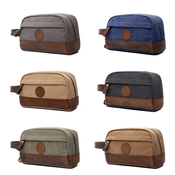Canvas Travel Dopp Kit - Canvas Travel Dopp Kit - Image 1 of 4