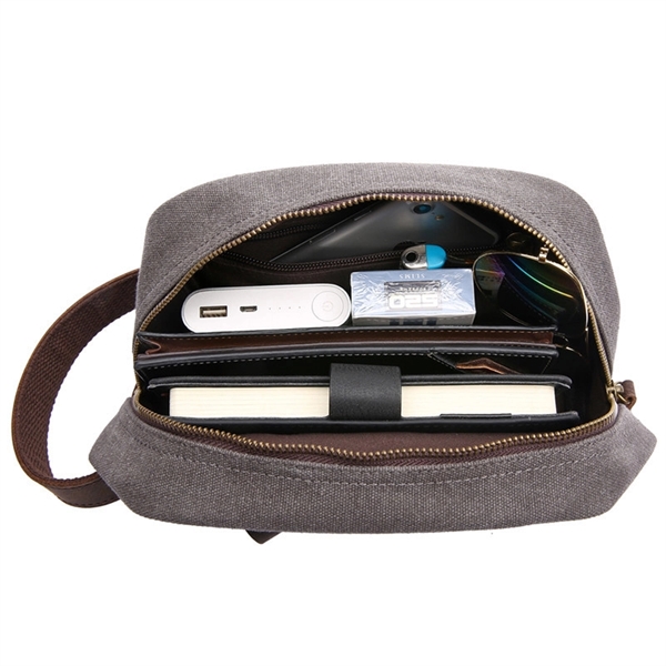 Canvas Travel Dopp Kit - Canvas Travel Dopp Kit - Image 2 of 4