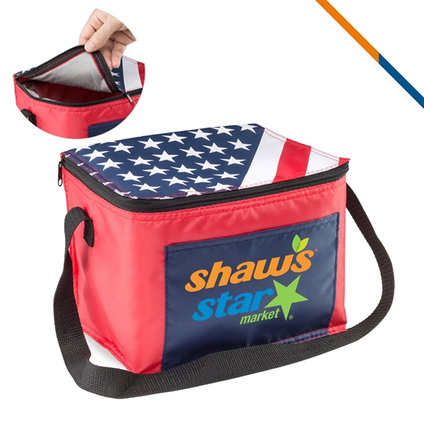 American Flag Lunch Bags - American Flag Lunch Bags - Image 0 of 3