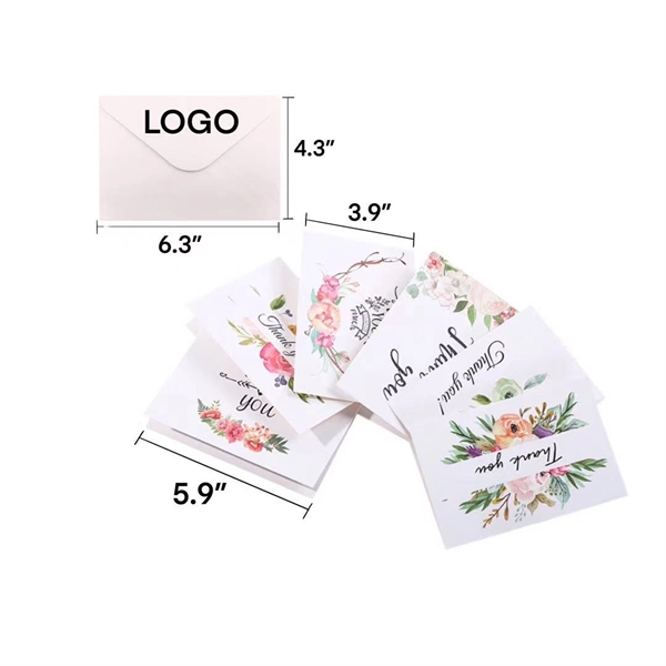Flower Thank You Greeting Card Set - Flower Thank You Greeting Card Set - Image 0 of 4