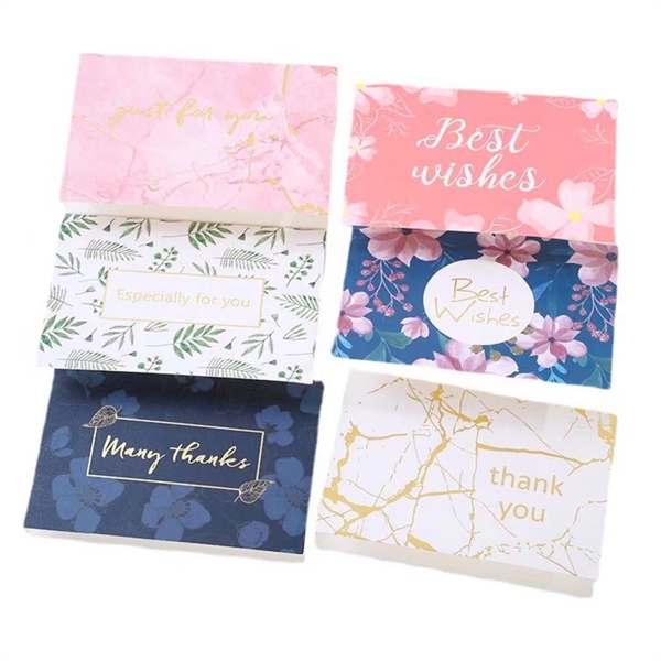 Plant Gold Stamping Greeting Cards Set - Plant Gold Stamping Greeting Cards Set - Image 1 of 3