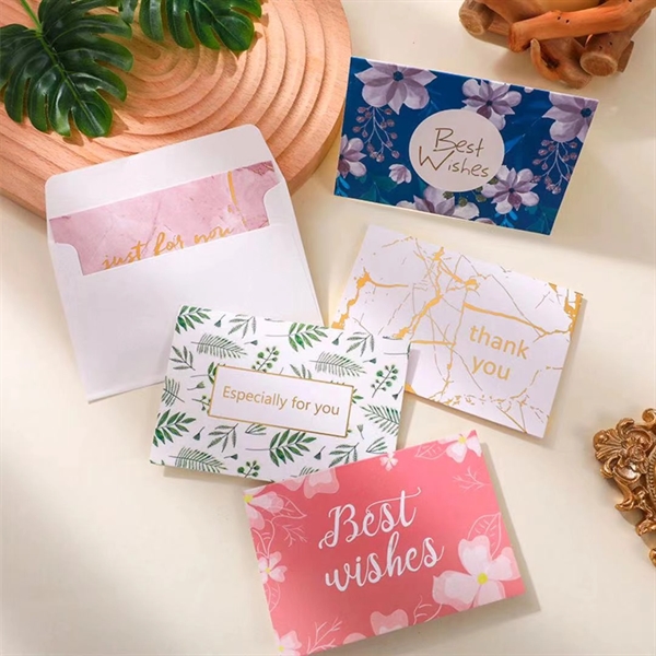 Plant Gold Stamping Greeting Cards Set - Plant Gold Stamping Greeting Cards Set - Image 2 of 3