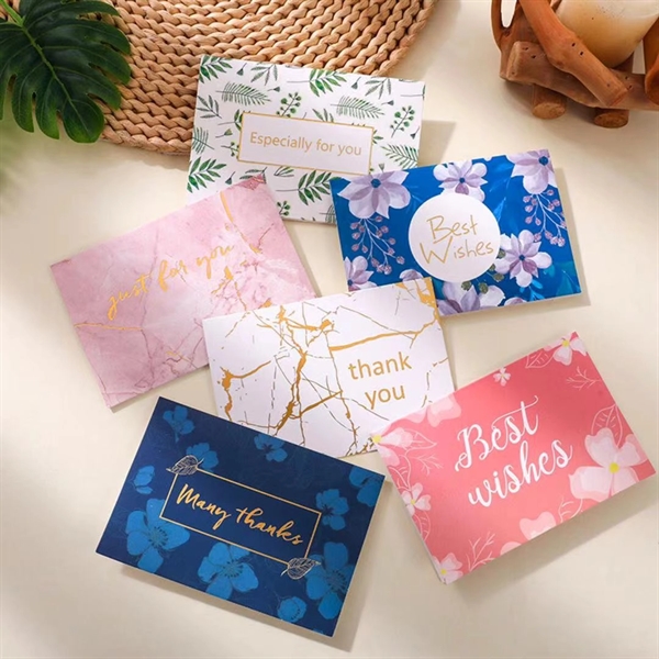 Plant Gold Stamping Greeting Cards Set - Plant Gold Stamping Greeting Cards Set - Image 3 of 3
