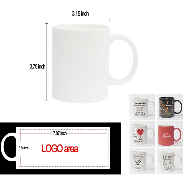 11Oz Sublimation Mug - 11Oz Sublimation Mug - Image 1 of 2