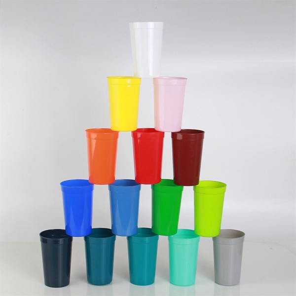 22 Oz. Smooth Plastic Stadium Cup - 22 Oz. Smooth Plastic Stadium Cup - Image 3 of 3