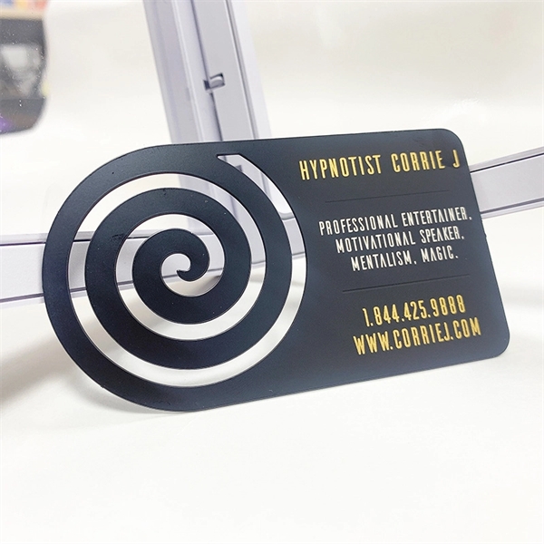 Black Stainless Steel Business Card - Black Stainless Steel Business Card - Image 0 of 0