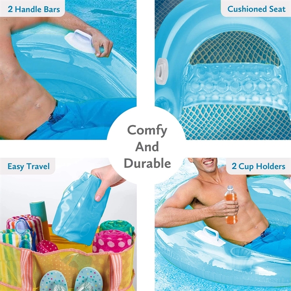 Pool Floats Adult Inflatable Chair - Pool Floats Adult Inflatable Chair - Image 2 of 2