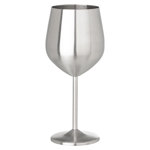 18 oz. Stainless Steel Stemmed Wine Glass - 18 oz. Stainless Steel Stemmed Wine Glass - Image 1 of 1
