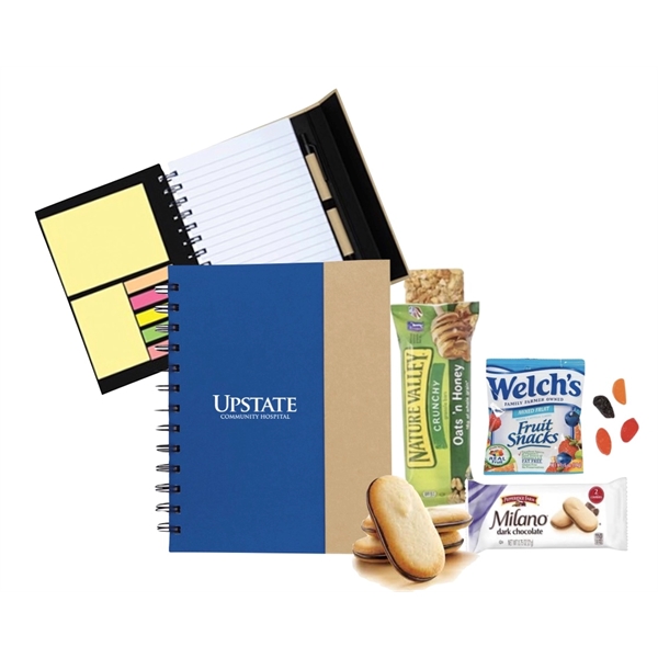 Notebook, Sticky Notes and Snack Kit - Notebook, Sticky Notes and Snack Kit - Image 0 of 5