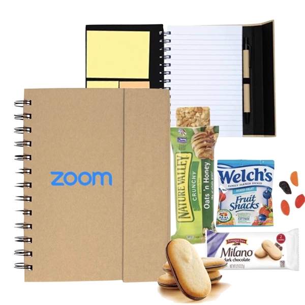 Notebook, Sticky Notes and Snack Kit - Notebook, Sticky Notes and Snack Kit - Image 2 of 5