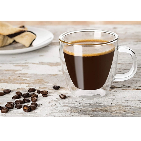 Double layered glass coffee cup - Double layered glass coffee cup - Image 1 of 3