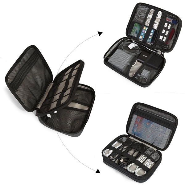 Travel Cable Organizer Bag - Travel Cable Organizer Bag - Image 2 of 7