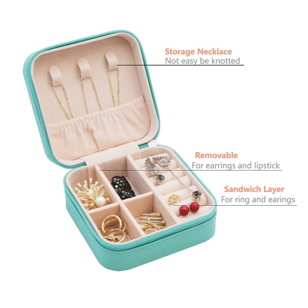 Portable Mini Jewelry Travel Case - Portable Mini Jewelry Travel Case - Image 3 of 6