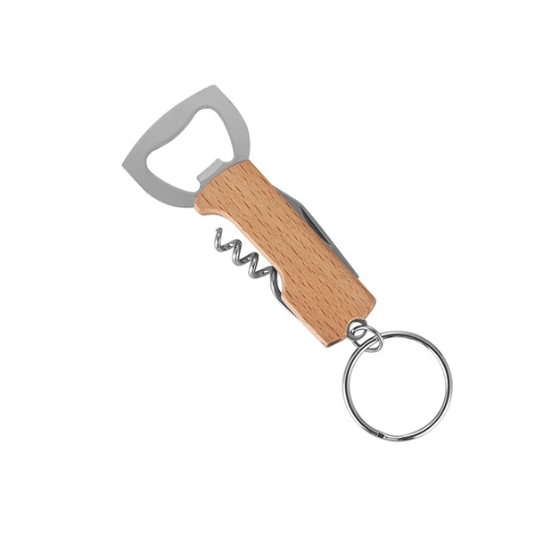 3 in 1 Wooden Keychain - 3 in 1 Wooden Keychain - Image 0 of 4