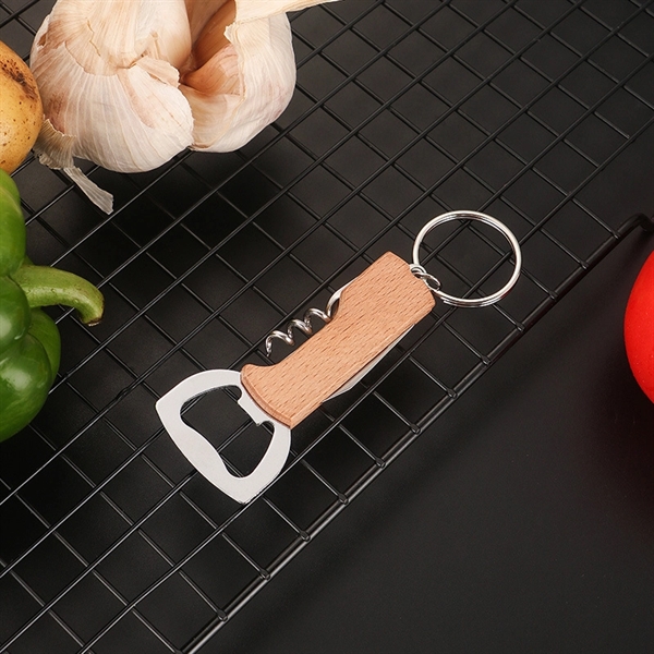 3 in 1 Wooden Keychain - 3 in 1 Wooden Keychain - Image 2 of 4