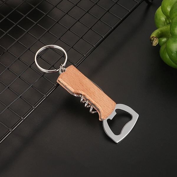 3 in 1 Wooden Keychain - 3 in 1 Wooden Keychain - Image 3 of 4