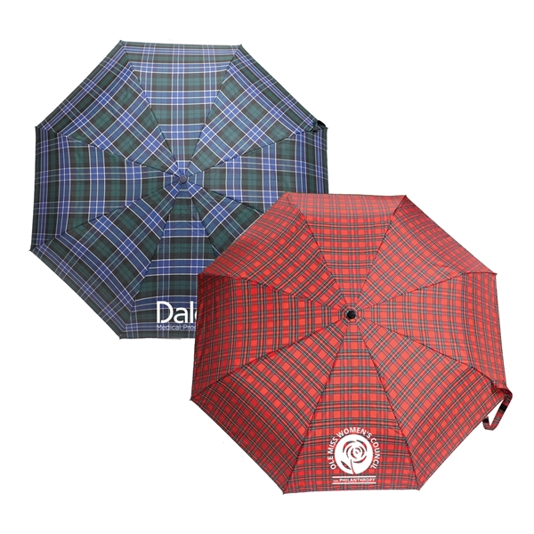 Classic Plaid Manual Open Umbrella - Classic Plaid Manual Open Umbrella - Image 0 of 2
