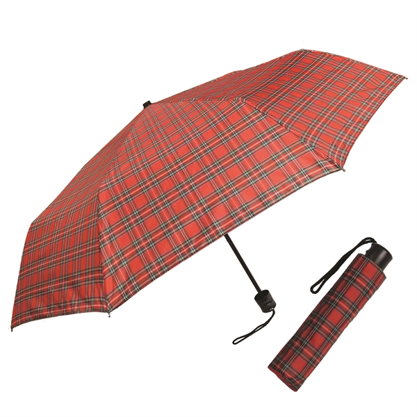 Classic Plaid Manual Open Umbrella - Classic Plaid Manual Open Umbrella - Image 1 of 2