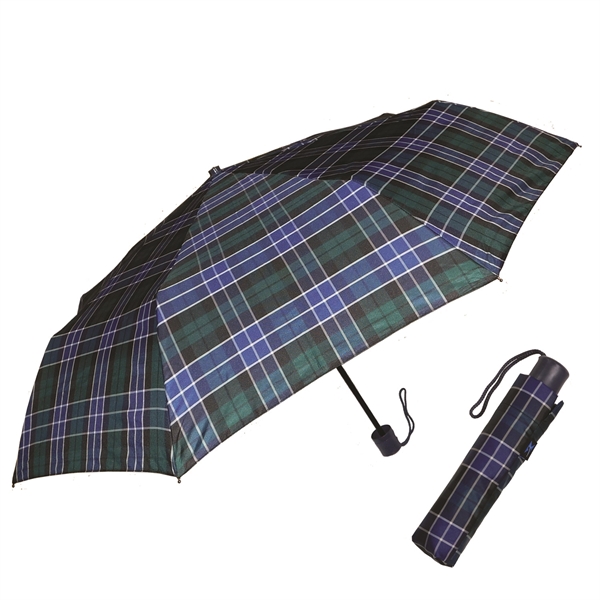 Classic Plaid Manual Open Umbrella - Classic Plaid Manual Open Umbrella - Image 2 of 2
