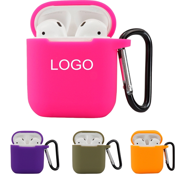 Silicone Earbud case with Carabiner MOQ100 - Silicone Earbud case with Carabiner MOQ100 - Image 0 of 0