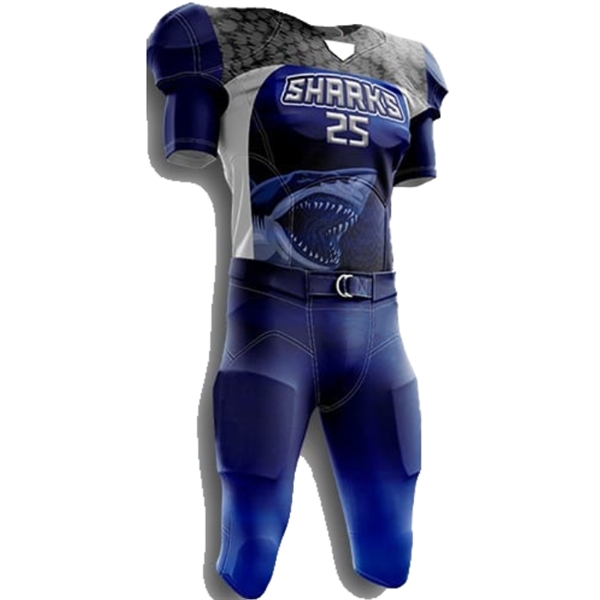 Custom Sublimated Elite Youth Football Jersey - Custom Sublimated Elite Youth Football Jersey - Image 2 of 3