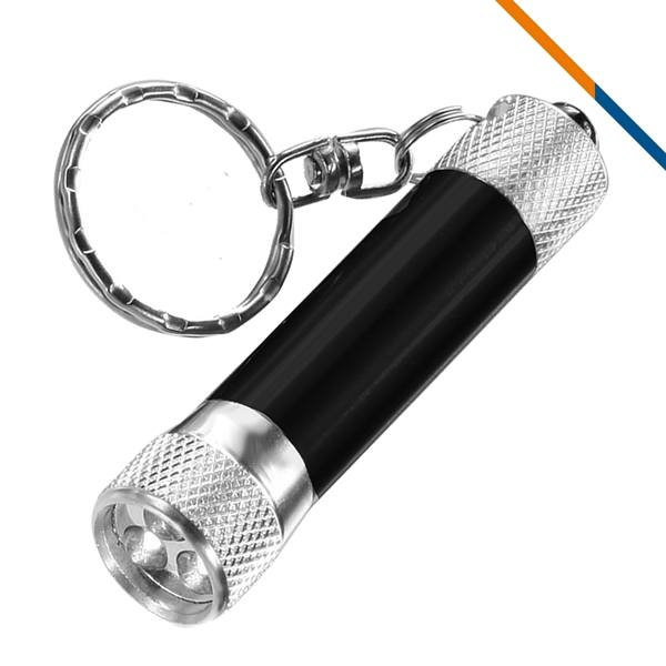 Bling LED Flashlight Keychain - Bling LED Flashlight Keychain - Image 5 of 5