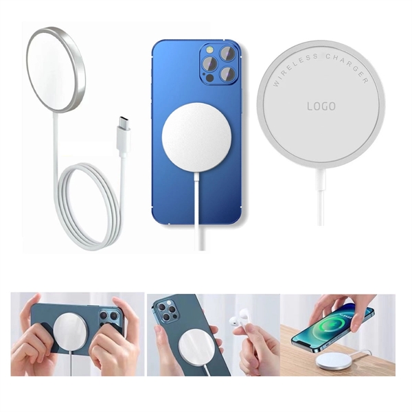 Magnetic 15W Wireless Charger - Magnetic 15W Wireless Charger - Image 0 of 4