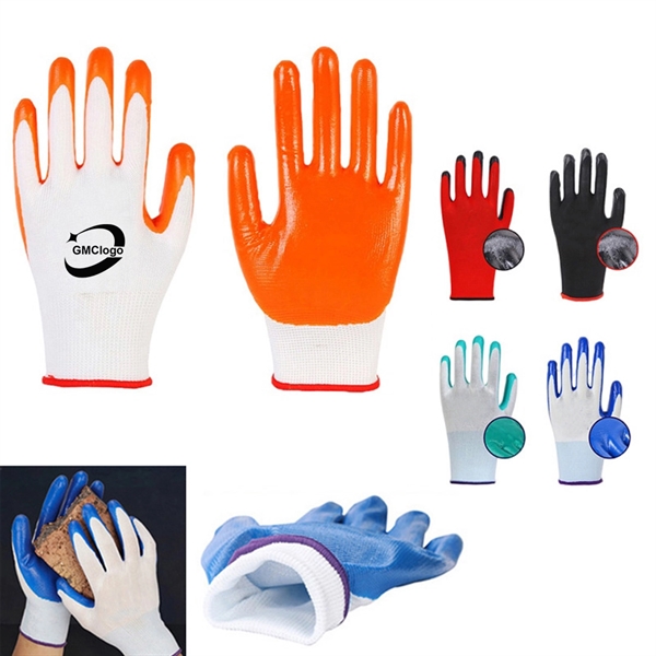 Nitrile Coated Garden Work Gloves - Nitrile Coated Garden Work Gloves - Image 0 of 1