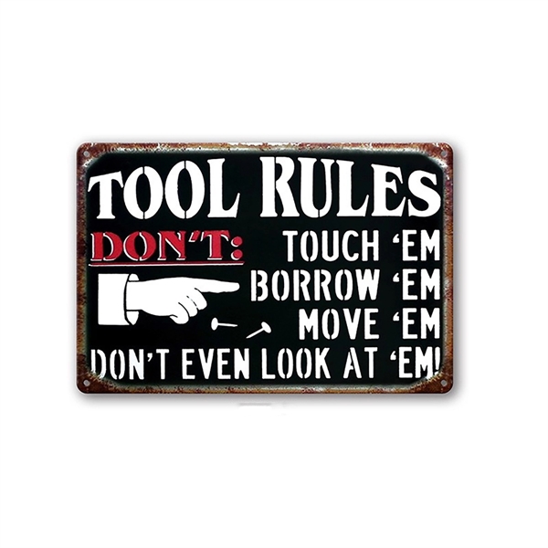 Best Seller-Vintage Metal Wall Poster Sign - Best Seller-Vintage Metal Wall Poster Sign - Image 4 of 4